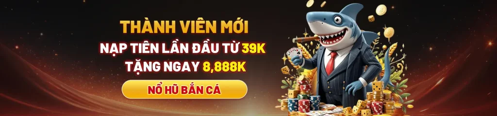 Tặng thưởng nạp thành viên mới tại 39bet com